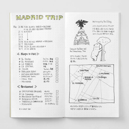 Traveler’s Notebook Refill 026 – Dot Grid | Regular Size