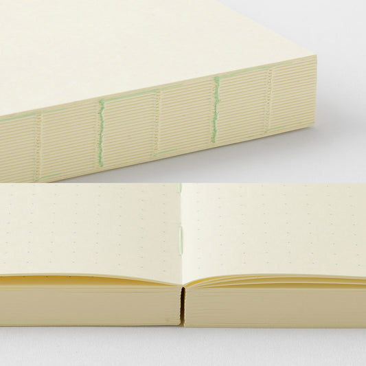 MD Product A5 Codex 1 Day 1 Page dot grid notebook with cream MD Paper pages and exposed spine