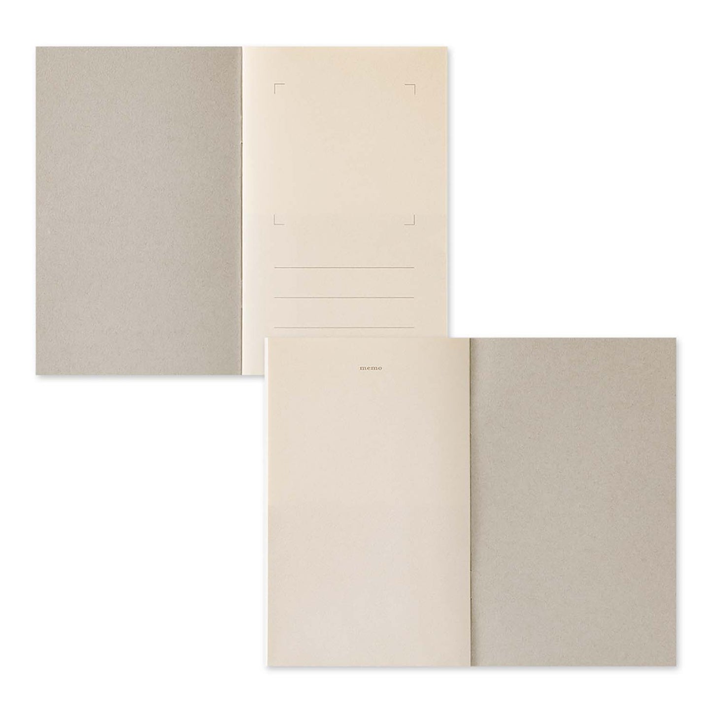 Midori Sticker Book with Pockets | Grey