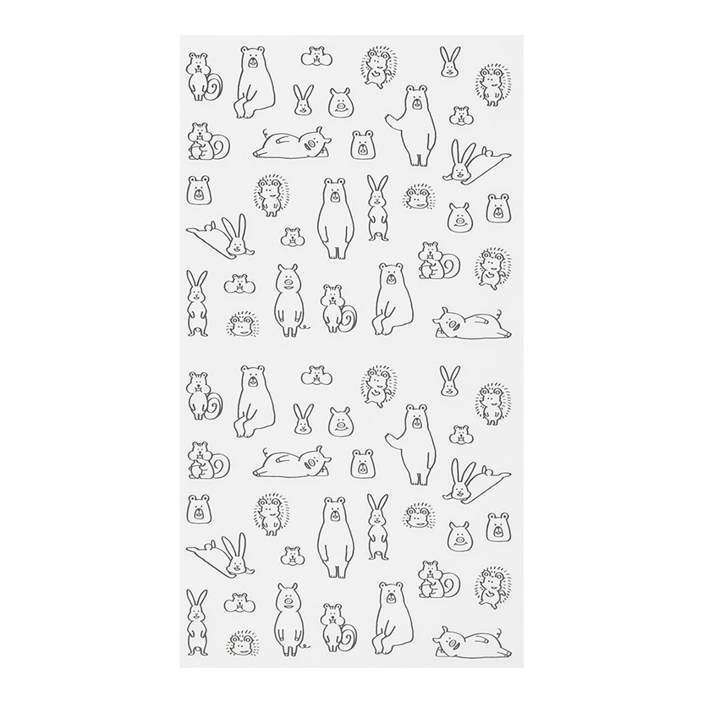 Midori Planner Stickers – Chat Series | Forest Animal