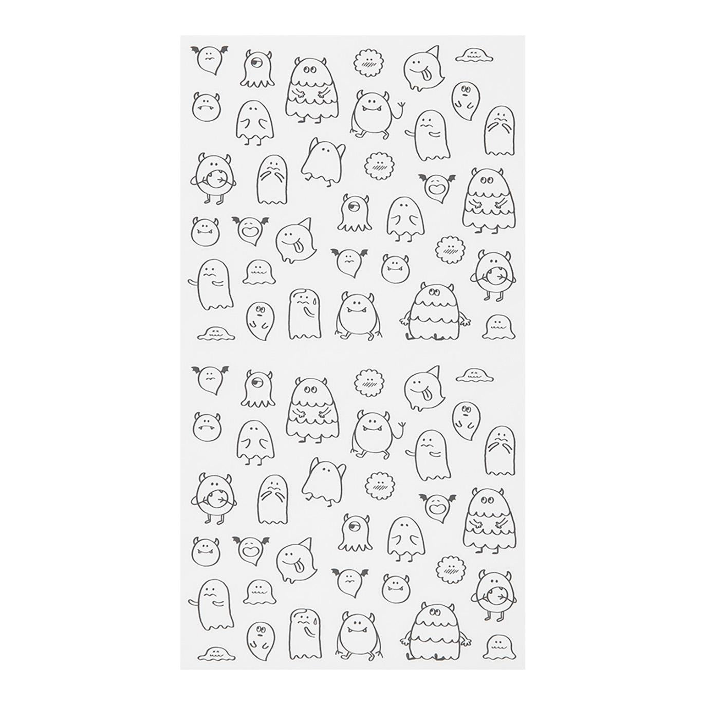 Midori Planner Stickers – Chat Series | Monsters
