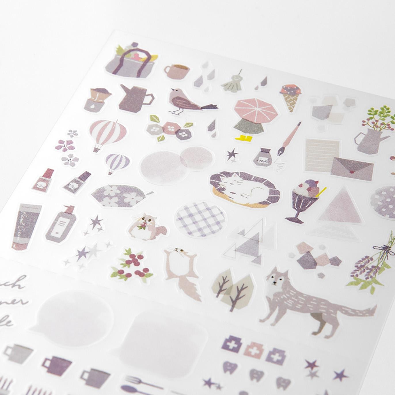 Midori Planner Stickers – Colour Series | Lavender