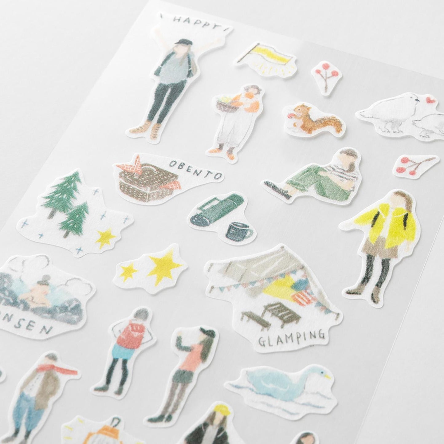 Midori Two‑Sheet Stickers – Going Out