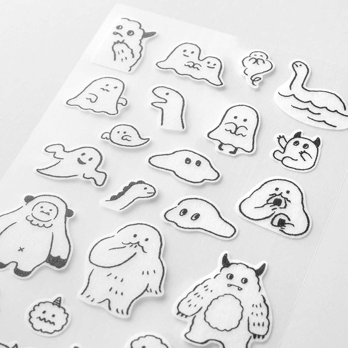 Midori Two‑Sheet Stickers – Monsters