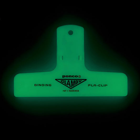 Penco glow-in-the-dark plastic Clampy clip