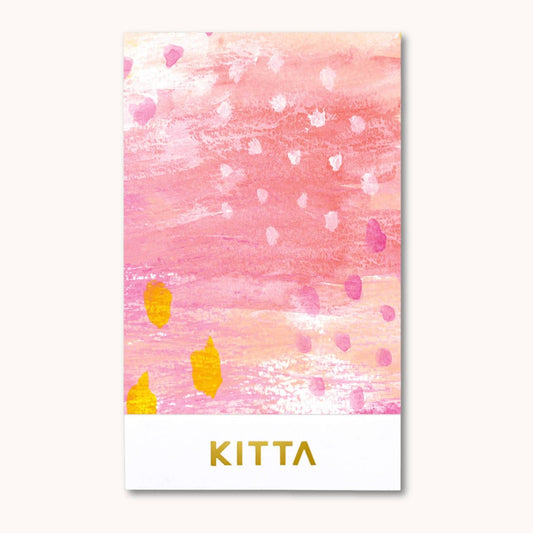 KITTA Clear PET Tape - Confetti booklet with four colourful transparent PET strip designs