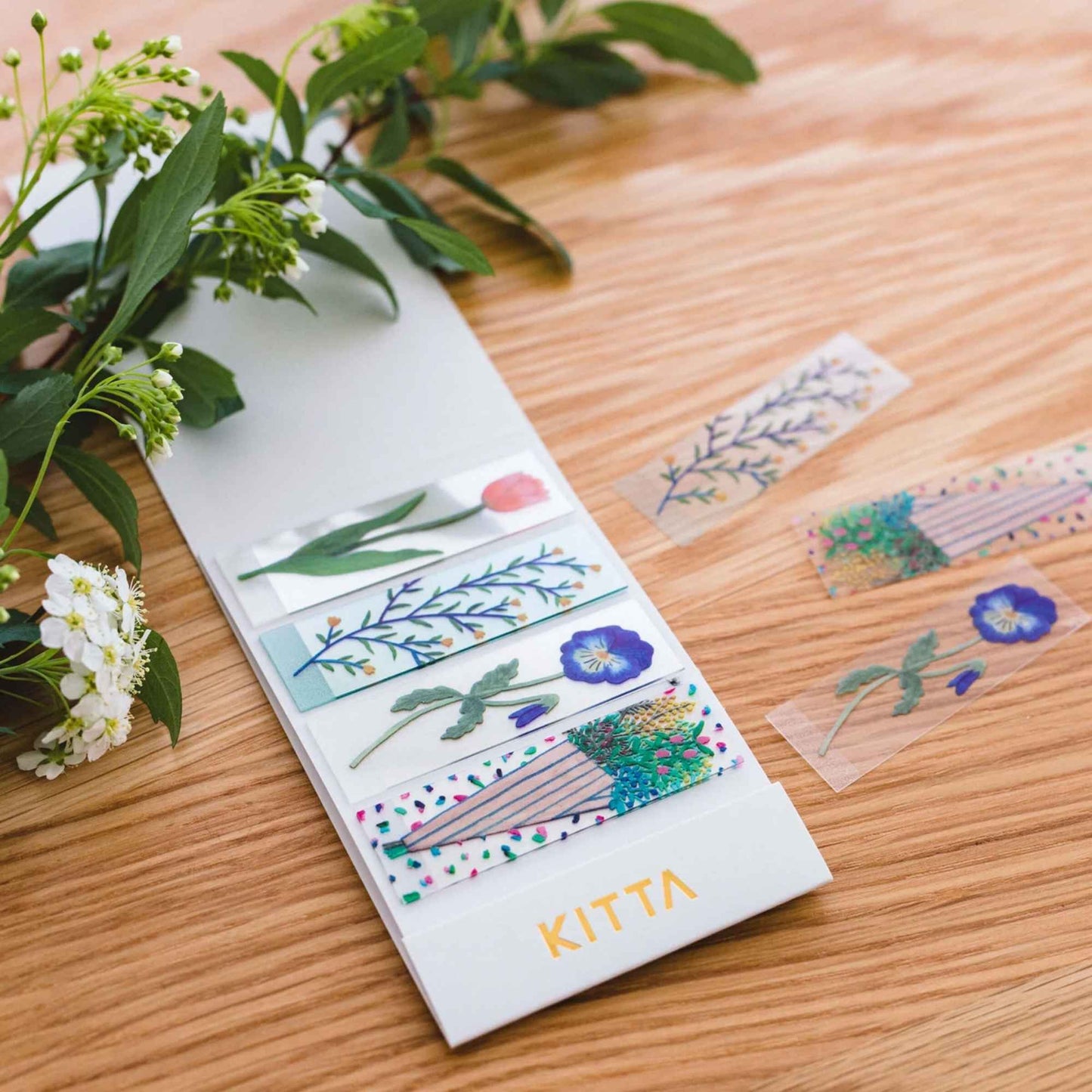 KITTA Clear PET Tape – Bouquet