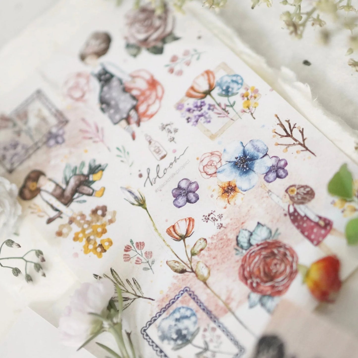 Black Milk Project Sticker Set - Bloom - 2 sheets