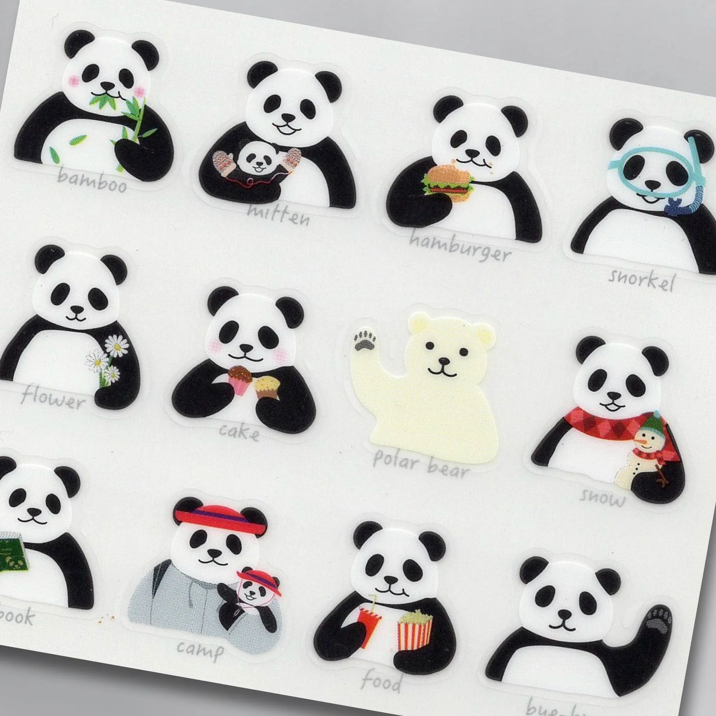 Greeting Life Animal Sticker - Panda