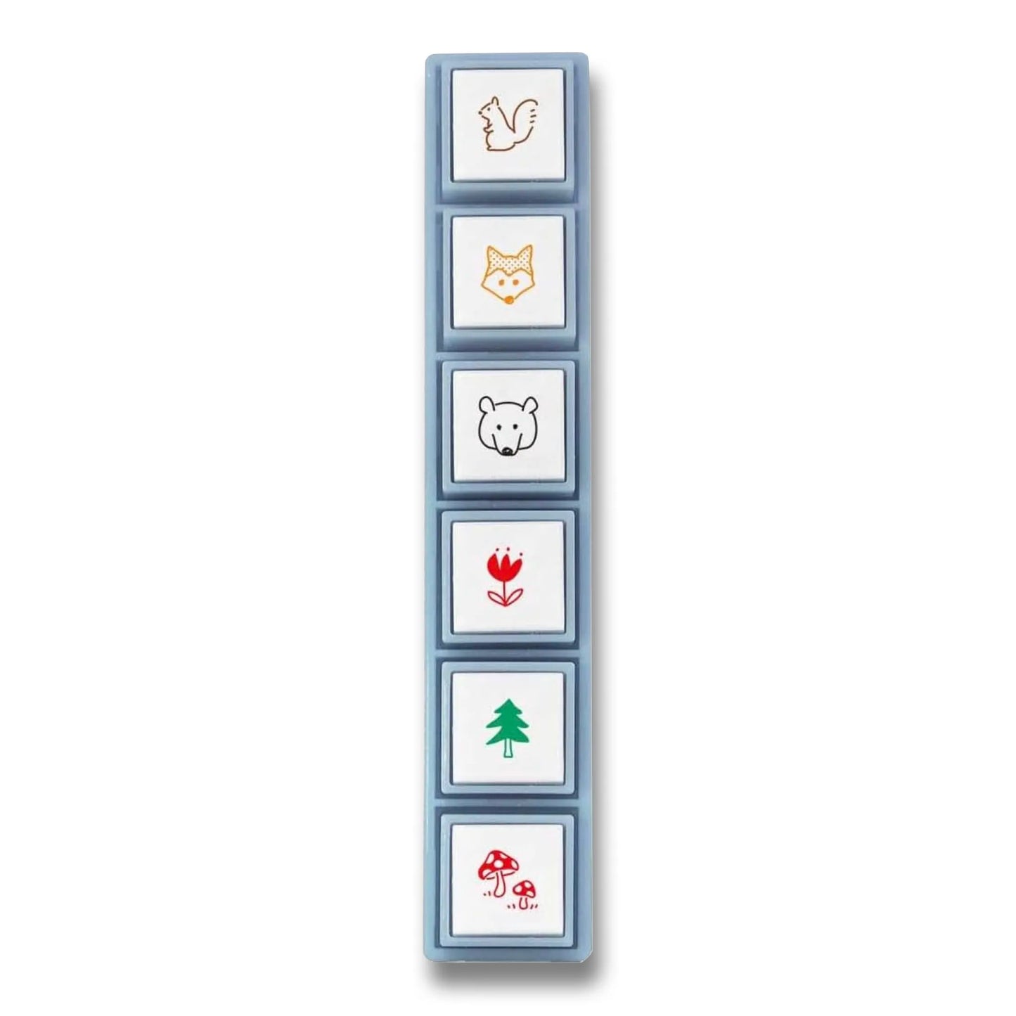 Kodomo no Kao Pochitto Pick Push-Button Stamp – Friends of the Forest