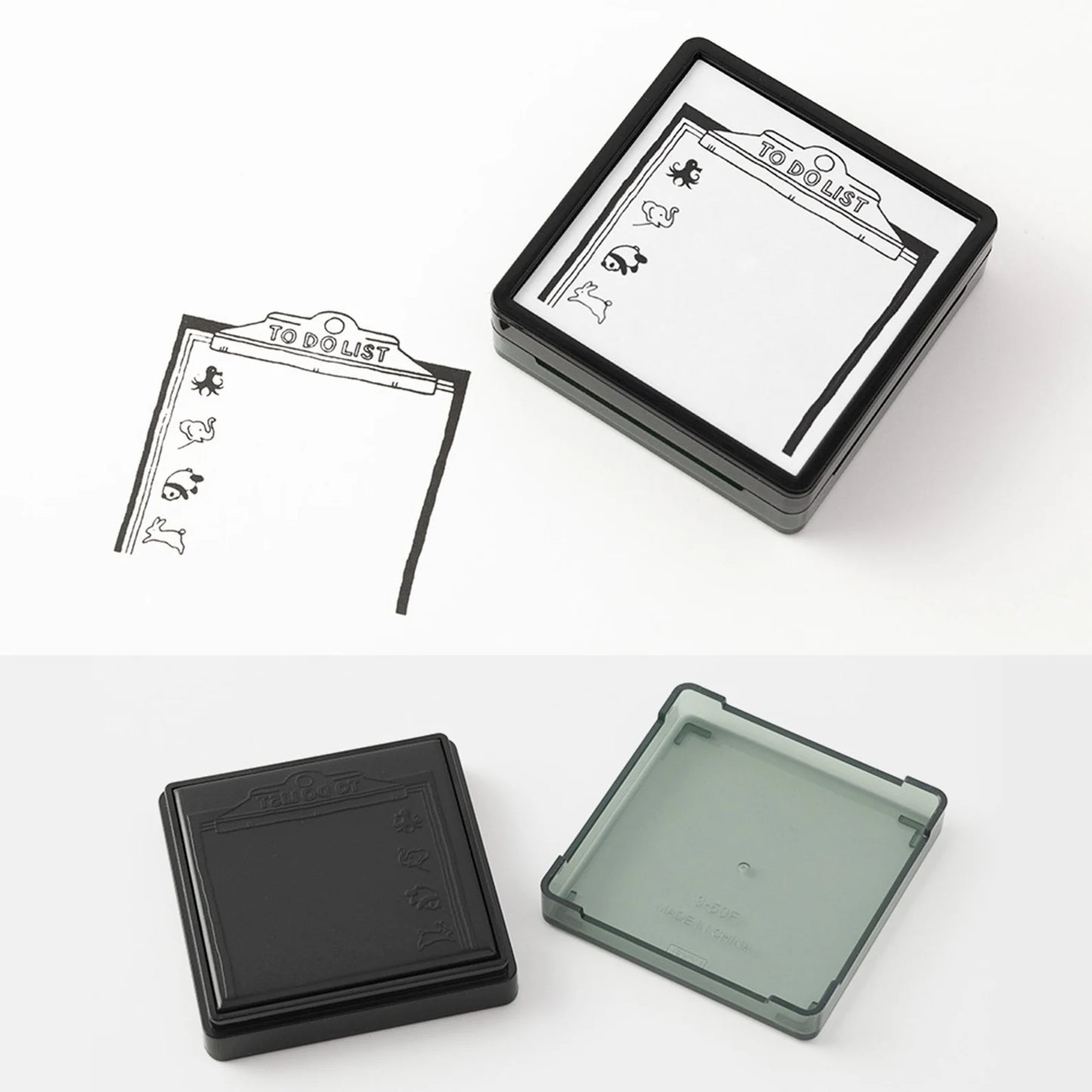 Midori Pre-Inked Paintable Stamp Pre-Inked – To Do List