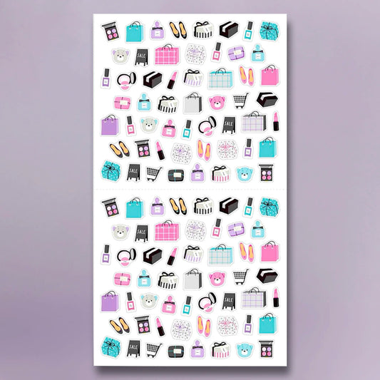 Midori Stick-on/Peel-off Stickers - Shopping