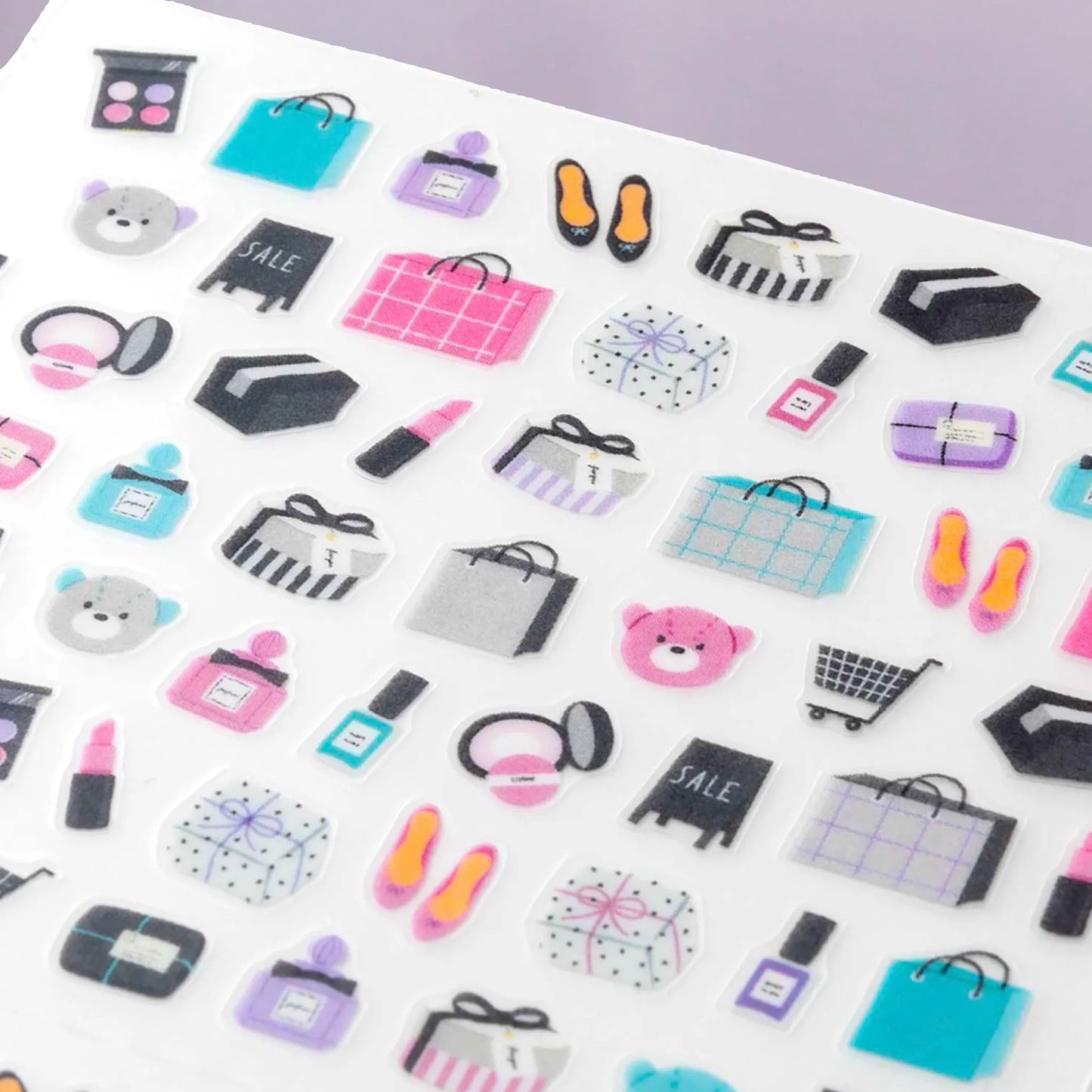Midori Stick-on/Peel-off Stickers - Shopping