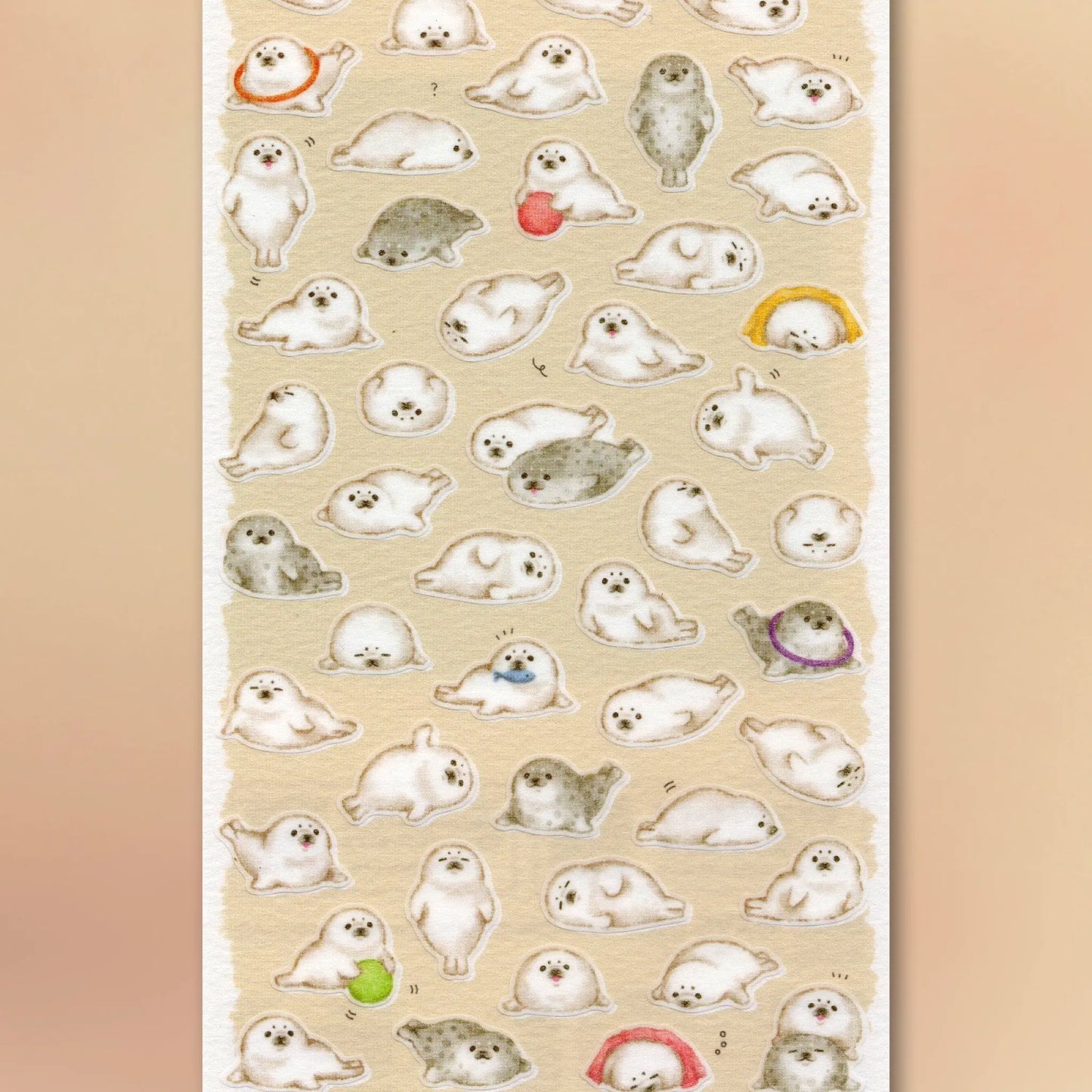 Mind Wave Washi Stickers - Chunky Animals - Seals