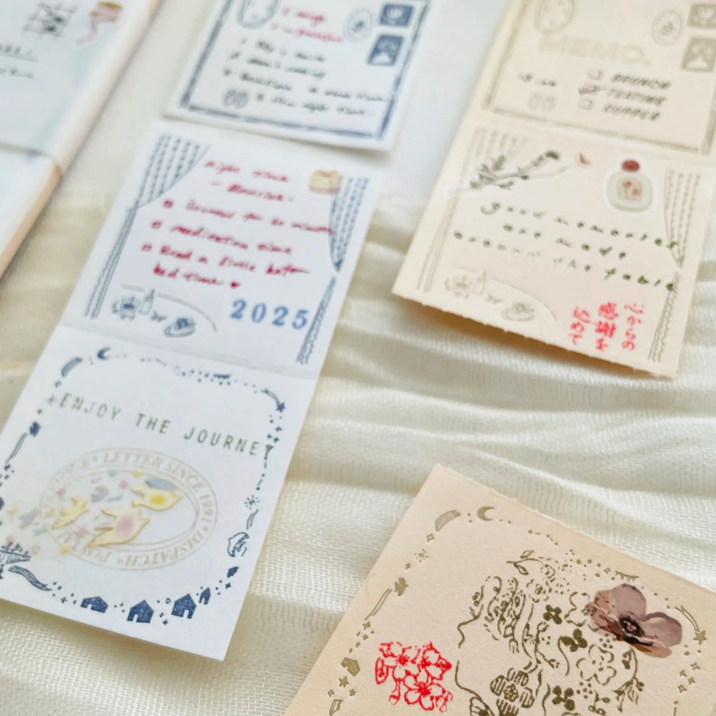 Niconeco x Mori Stationery Letterpress Label Book – Night