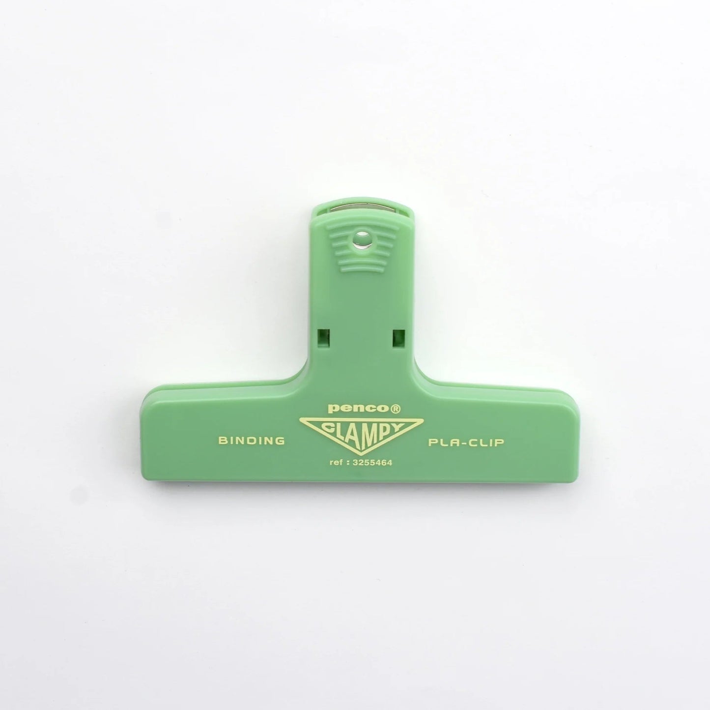 Penco Clampy Plastic Clip in Mint – Japanese stationery accessory for holding books open, sealing bags or organising papers