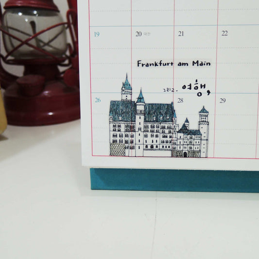 Suatelier Daily Deco Frankfurt am Main stickers with German landmarks food and city illustrations