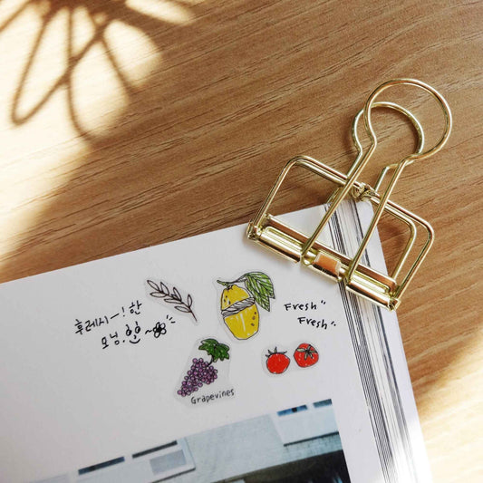 Suatelier Daily Deco Roman Holiday stickers with Colosseum pizza gelato and Italian landmarks