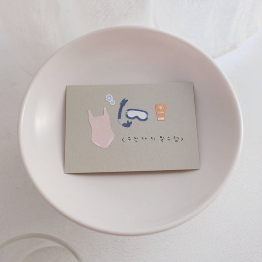 Suatelier Daily Deco Happy Journey travel themed stickers with suitcase plane passport and holiday icons