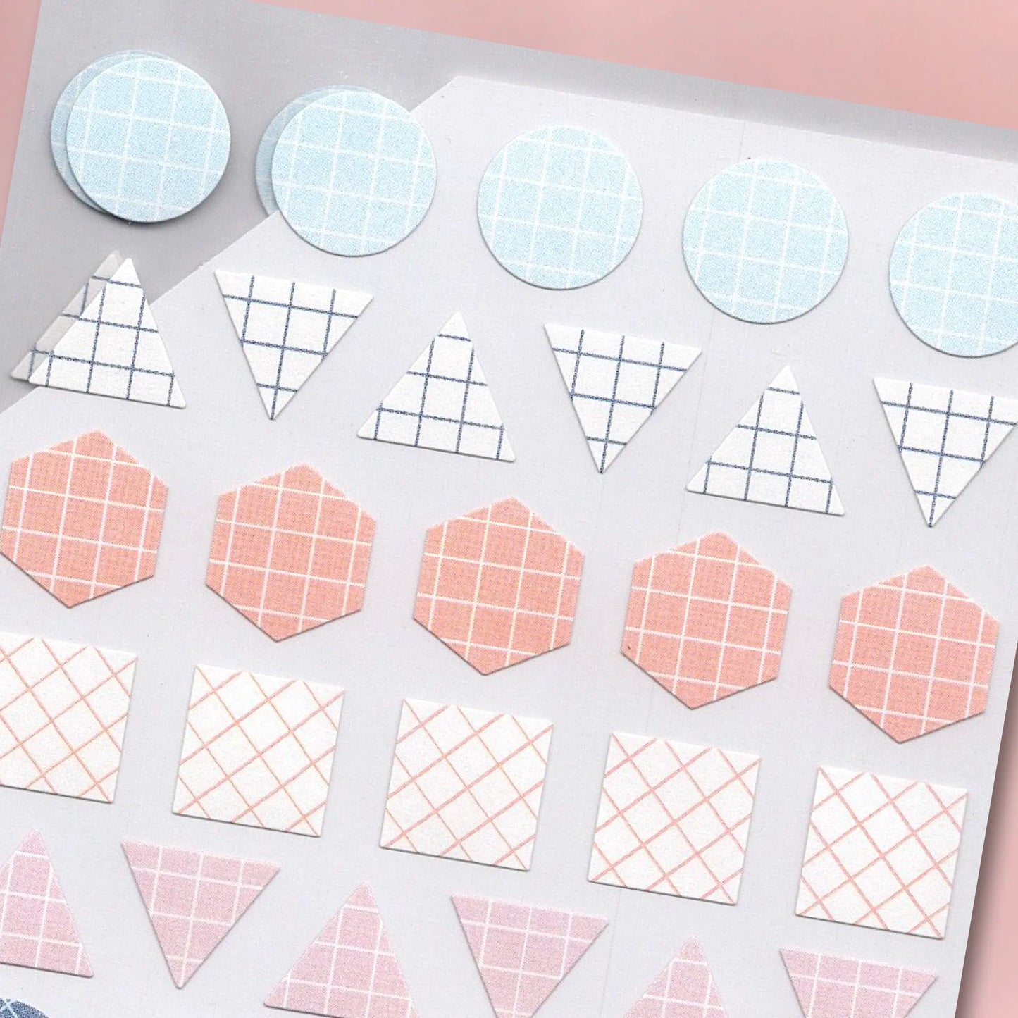 Suatelier Deco Masking Stickers - Plain.07 - 3 sheets