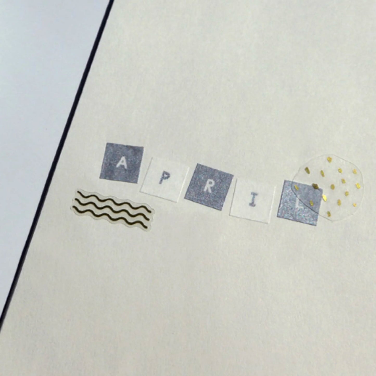 Suatelier Deco Stickers - Plain.30 - Silver + White Alphabet + Numbers - 3 sheets
