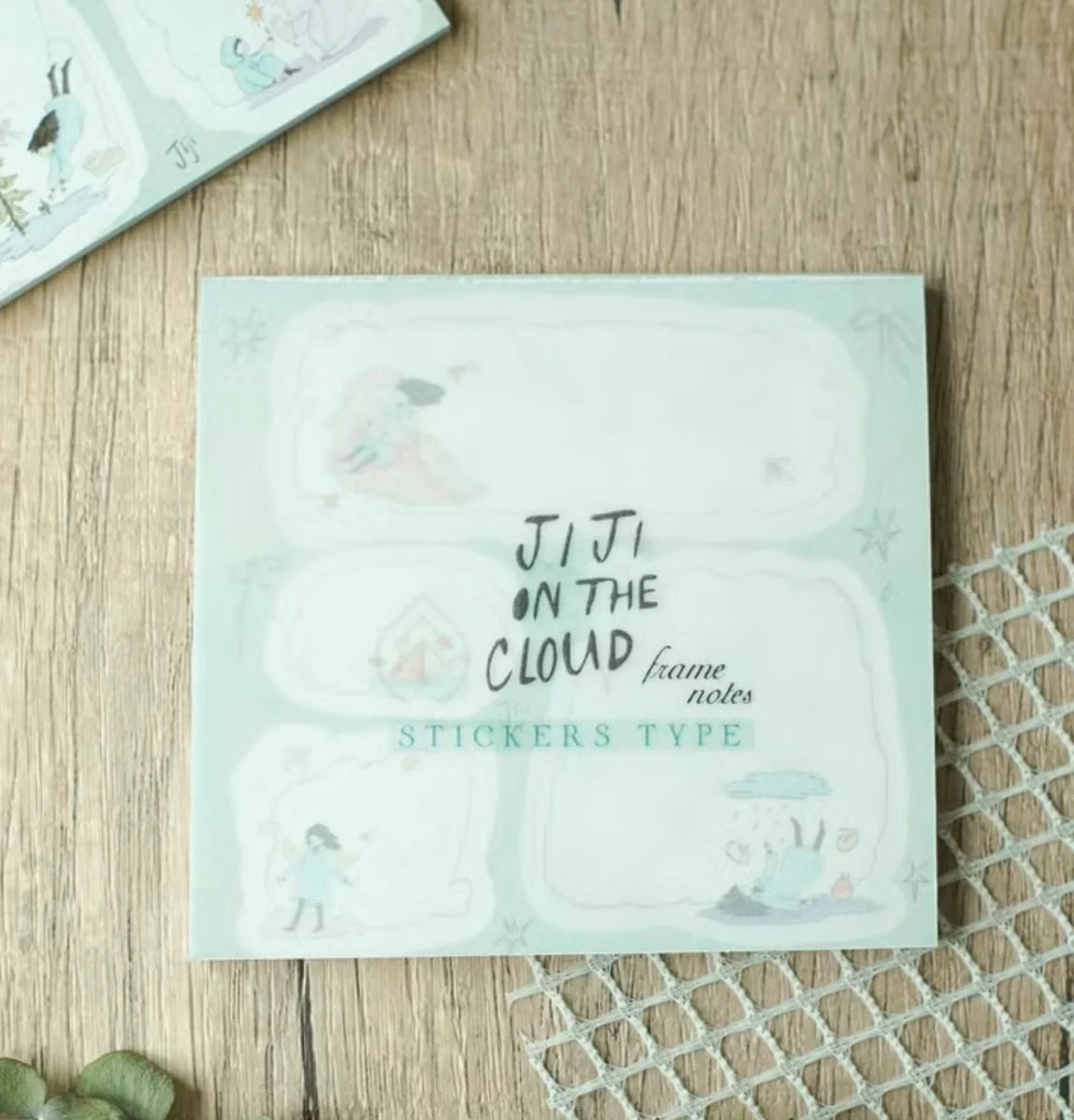 Teayou Frame Kiss-Cut Notepad Stickers – Jiji on the Cloud
