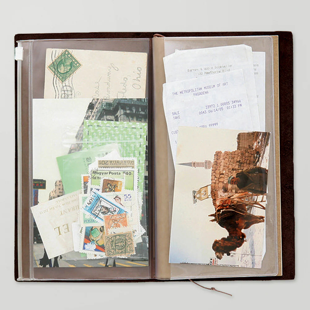 Zipper Pocket insert for Traveler’s Notebook – storage pouch for cards and tickets, South Africa