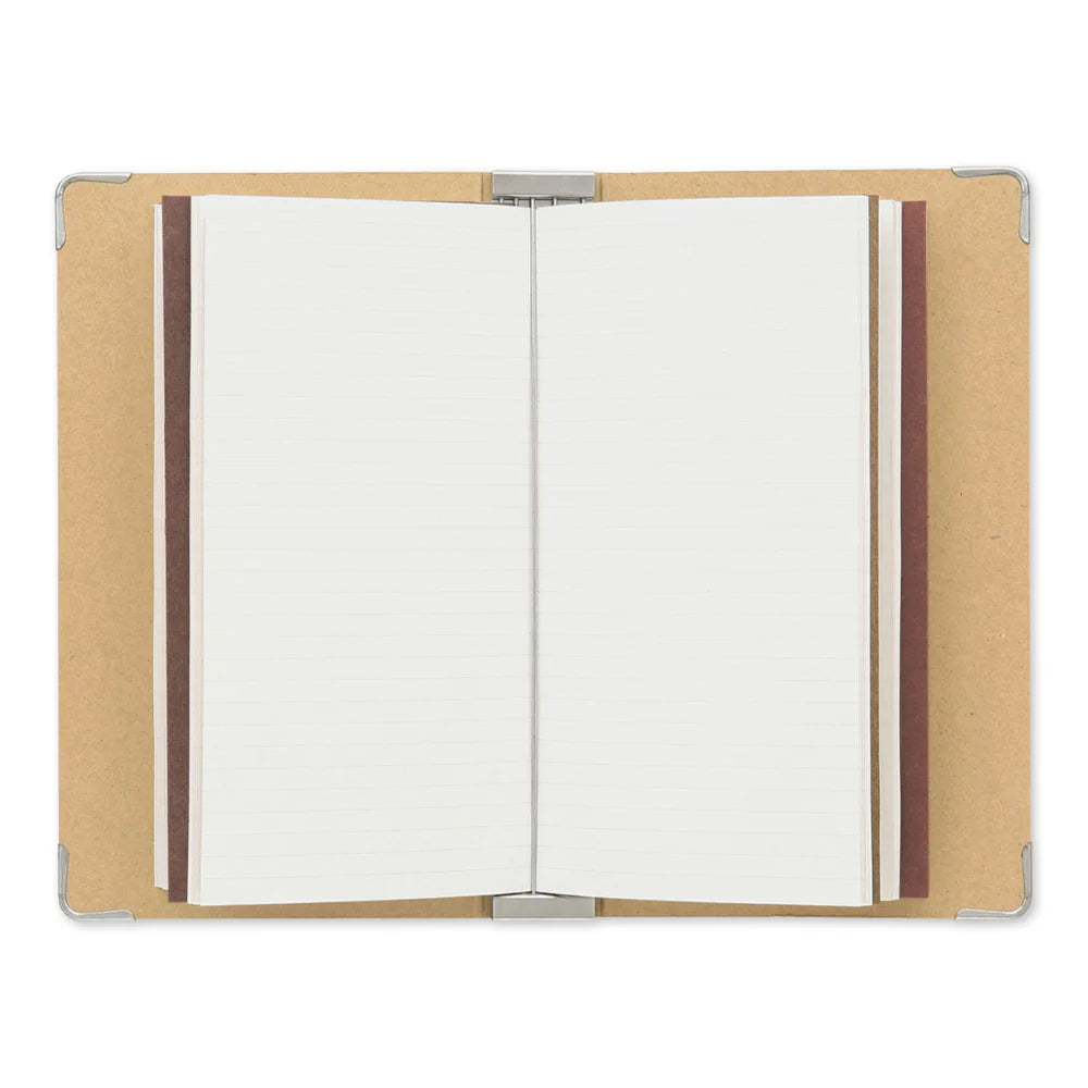 TRAVELER’S notebook 011 Binder for Refills | Regular Size storage binder with steel fastener