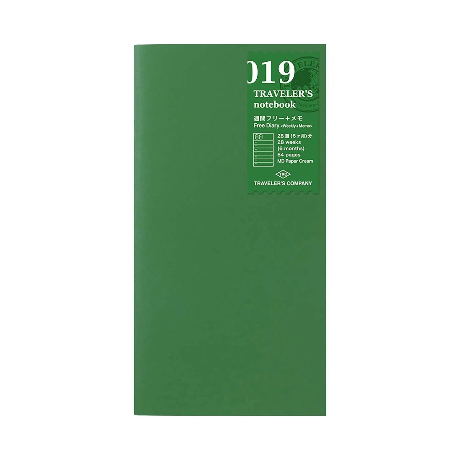 Weekly and Grid Diary refill for Traveler’s Notebook Regular Size – flexible planner insert, South Africa