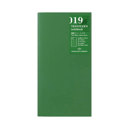 Weekly and Grid Diary refill for Traveler’s Notebook Regular Size – flexible planner insert, South Africa