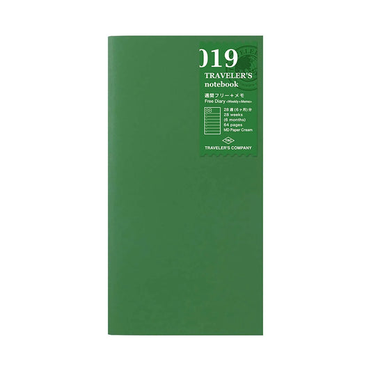 Weekly and Grid Diary refill for Traveler’s Notebook Regular Size – flexible planner insert, South Africa
