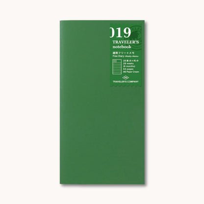 Weekly and Grid Diary refill for Traveler’s Notebook Regular Size – flexible planner insert, South Africa