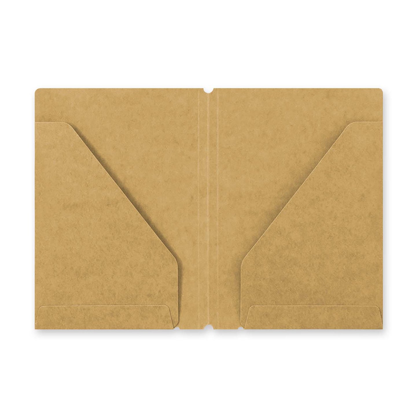 TRAVELER’S notebook Passport Size Refill 010 – Kraft paper folder insert with 2 pockets for storing tickets, stickers, or ephemera