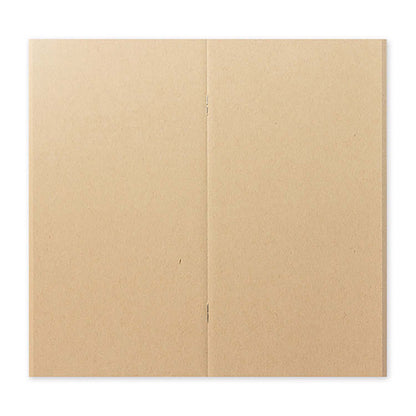 TRAVELER’S notebook refill 014 Kraft Paper – blank insert with 64 pages for Regular Size