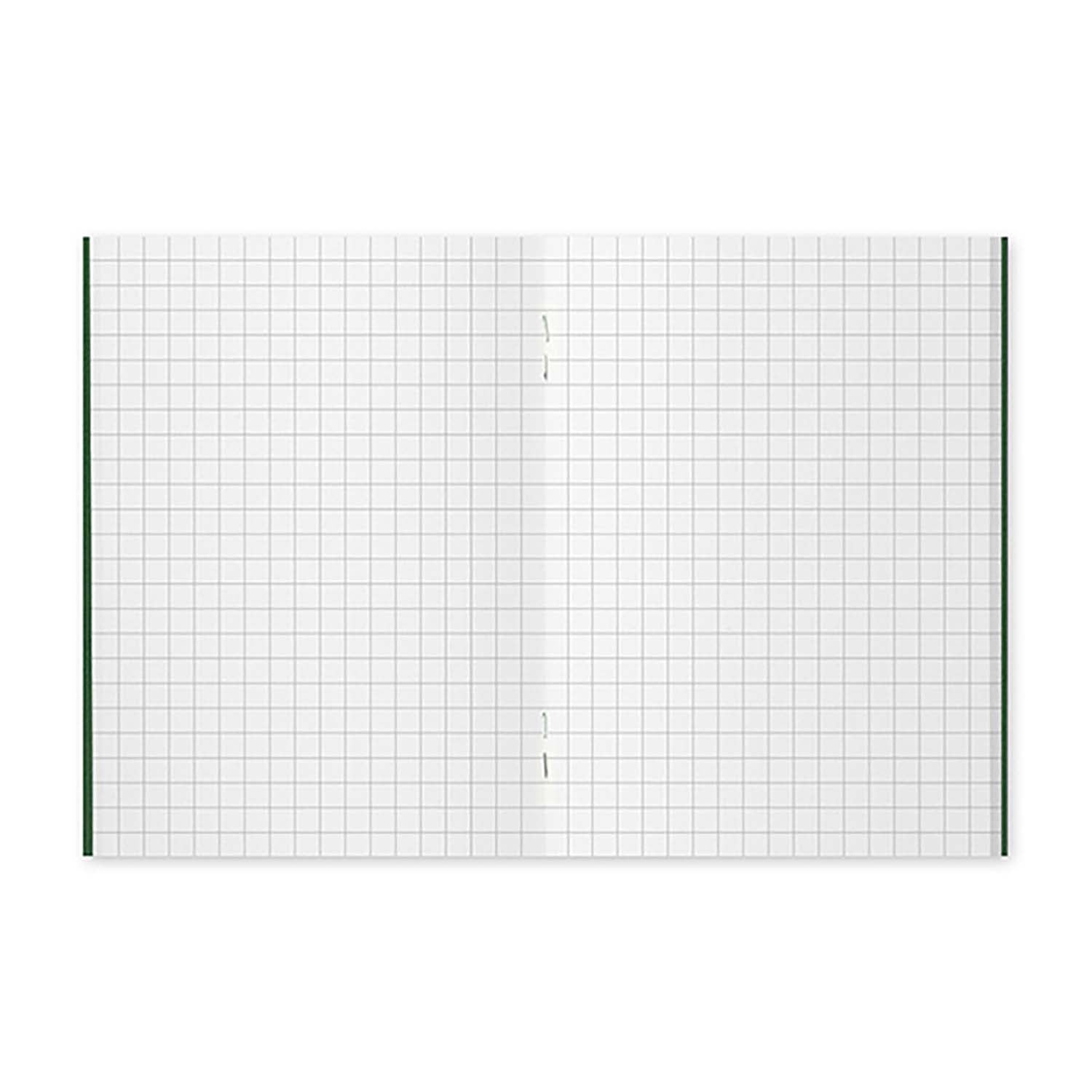 TRAVELER’S notebook Passport Size Refill 002 – Grid notebook with 5mm squares on MD Paper, 64 pages.