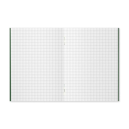 TRAVELER’S notebook Passport Size Refill 002 – Grid notebook with 5mm squares on MD Paper, 64 pages.