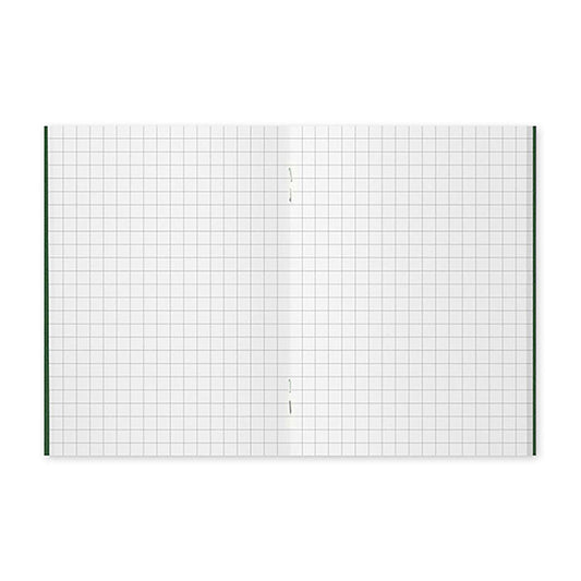 TRAVELER’S notebook Passport Size Refill 002 – Grid notebook with 5mm squares on MD Paper, 64 pages.