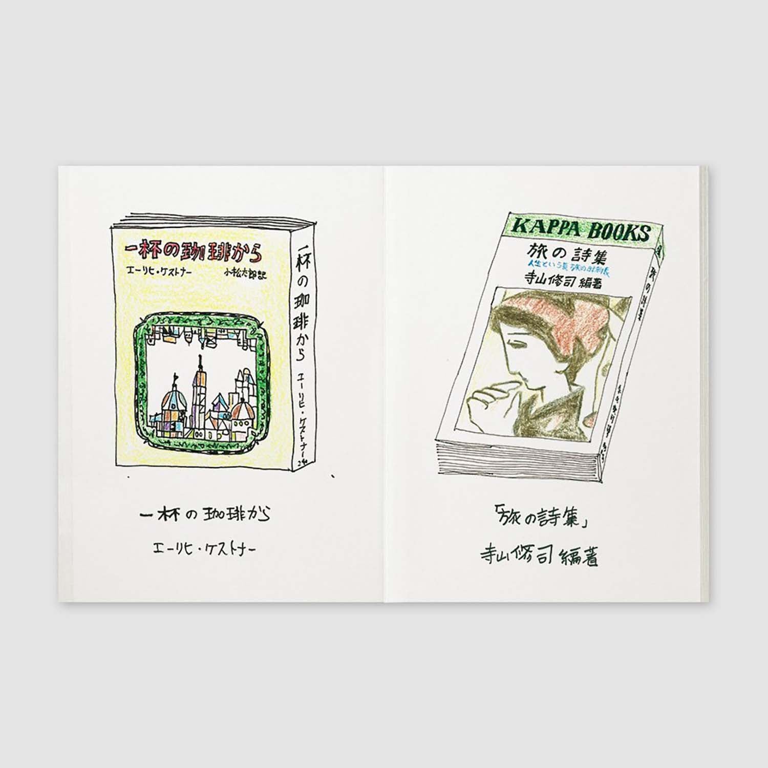 TRAVELER’S notebook Refill 008 Sketch Paper | Passport Size with 32 blank pages