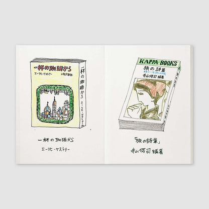 TRAVELER’S notebook Refill 008 Sketch Paper | Passport Size with 32 blank pages