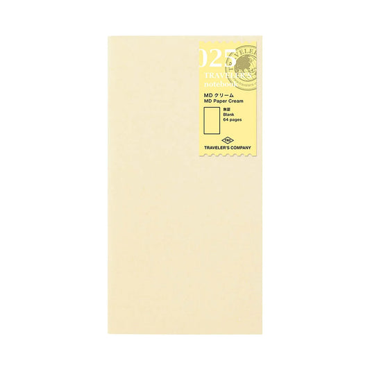 MD Paper Cream refill for Traveler’s Notebook Regular Size – soft tone insert, South Africa stock