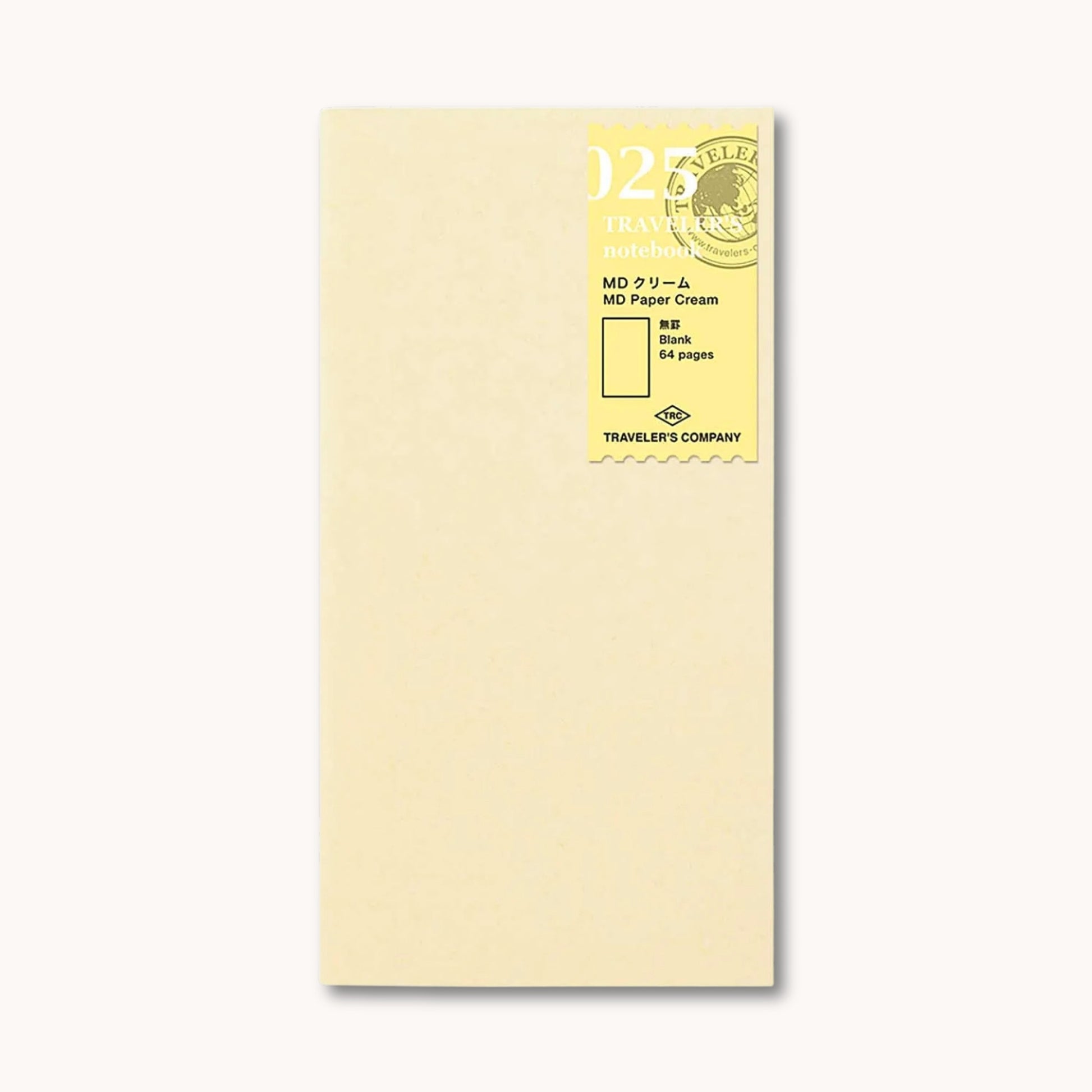 MD Paper Cream refill for Traveler’s Notebook Regular Size – soft tone insert, South Africa stock
