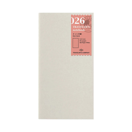 Dot Grid refill for Traveler’s Notebook Regular Size – MD Paper insert, available in South Africa