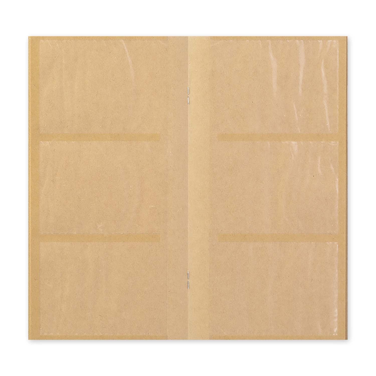 TRAVELER’S Notebook Regular Refill 028 Card File with 20 pages and 60 card pockets