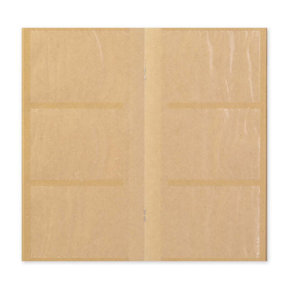 TRAVELER’S Notebook Regular Refill 028 Card File with 20 pages and 60 card pockets