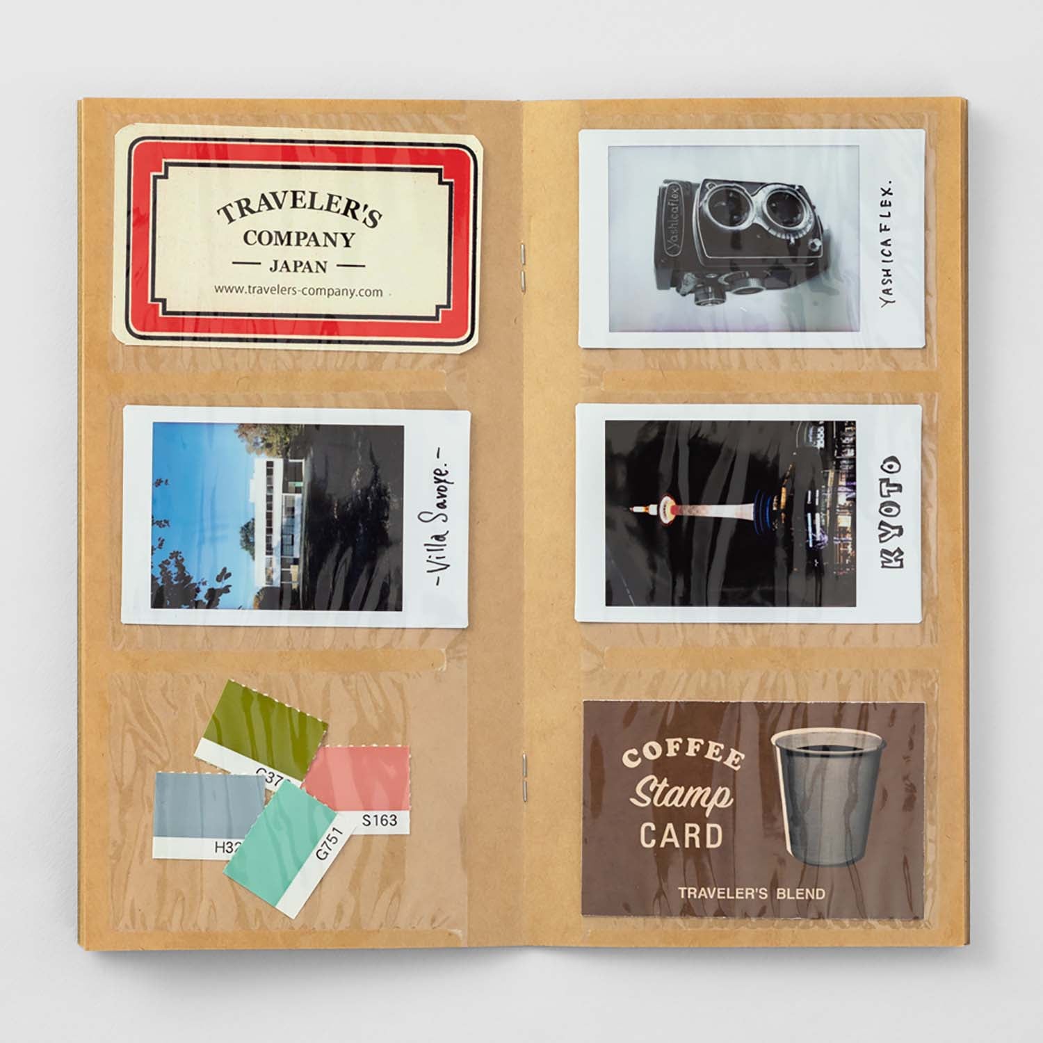 TRAVELER’S Notebook Regular Refill 028 Card File with 20 pages and 60 card pockets