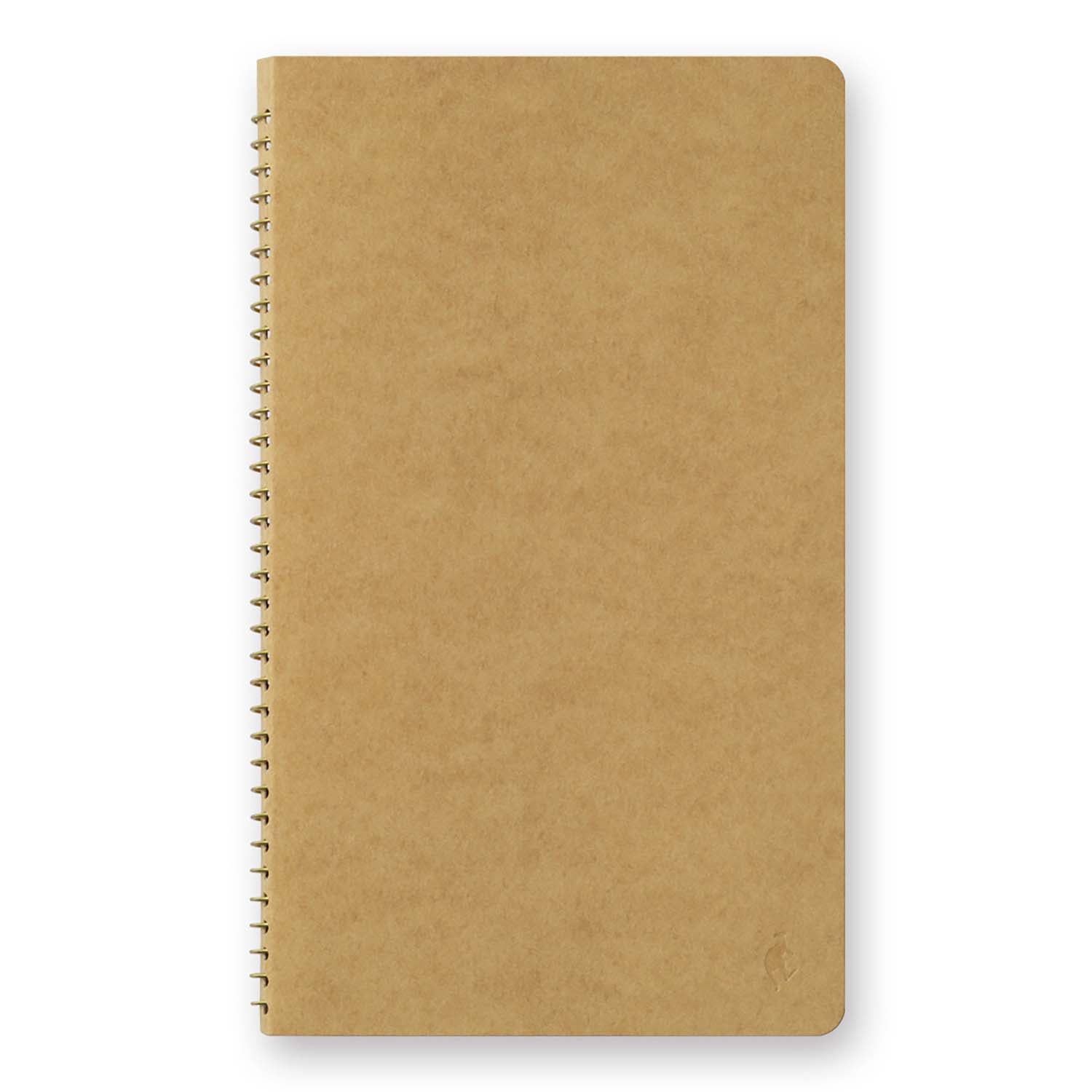 TRC Spiral Ring Notebook A5 Slim with kraft cover and internal paper pocket pages