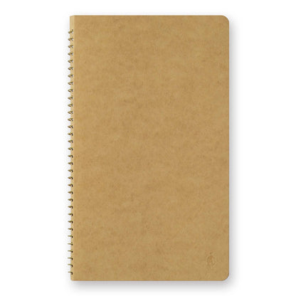 TRC Spiral Ring Notebook A5 Slim with kraft cover and internal paper pocket pages
