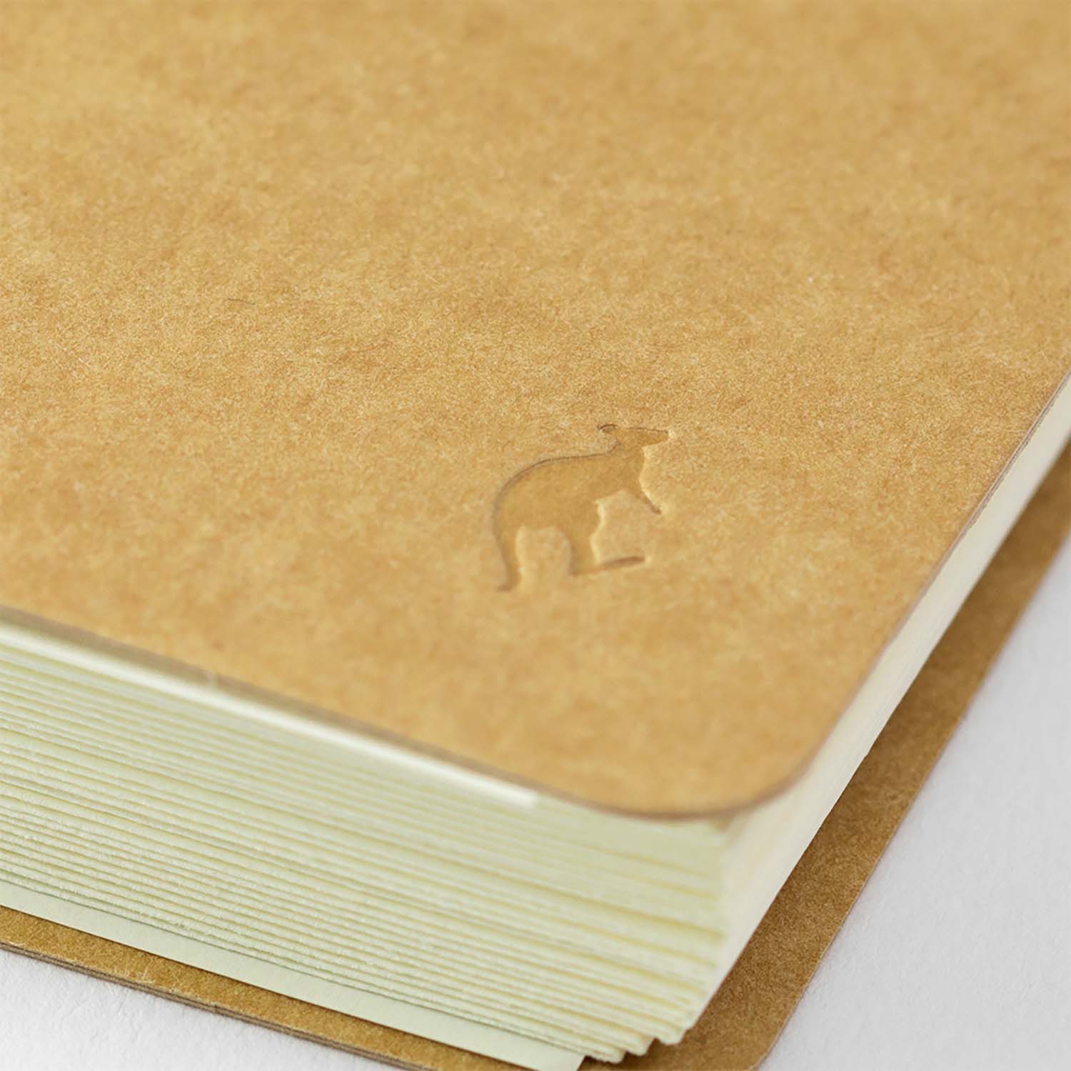 TRC Spiral Ring Notebook A5 Slim with kraft cover and internal paper pocket pages