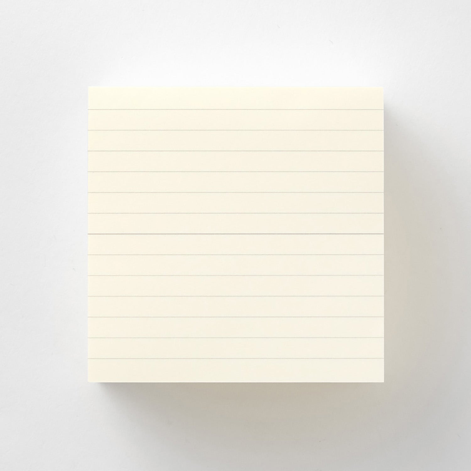 MD Product lined block memo pad with cream MD Paper sheets in a compact square format
