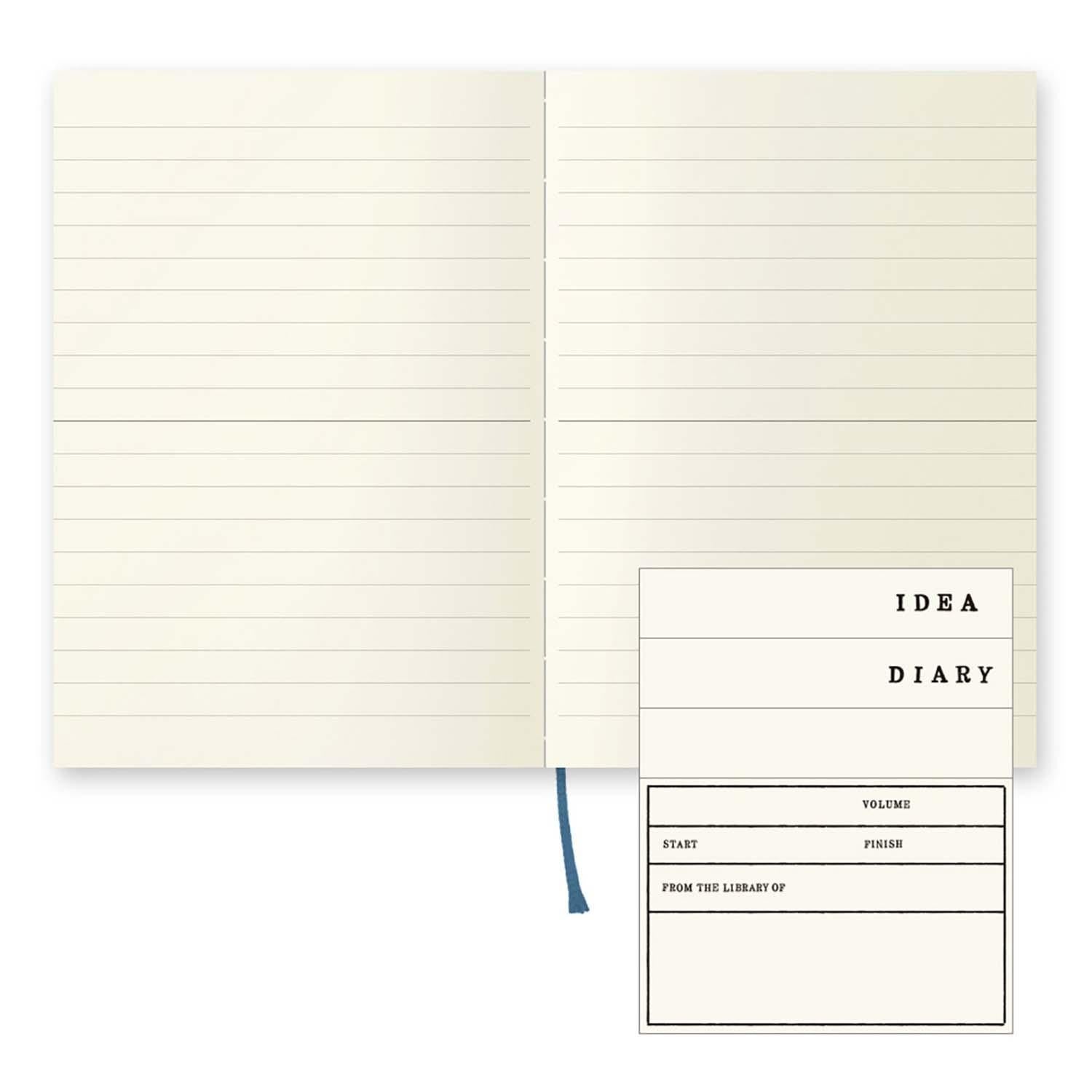 MD Notebook Lined A6 with 176 ruled MD Paper pages